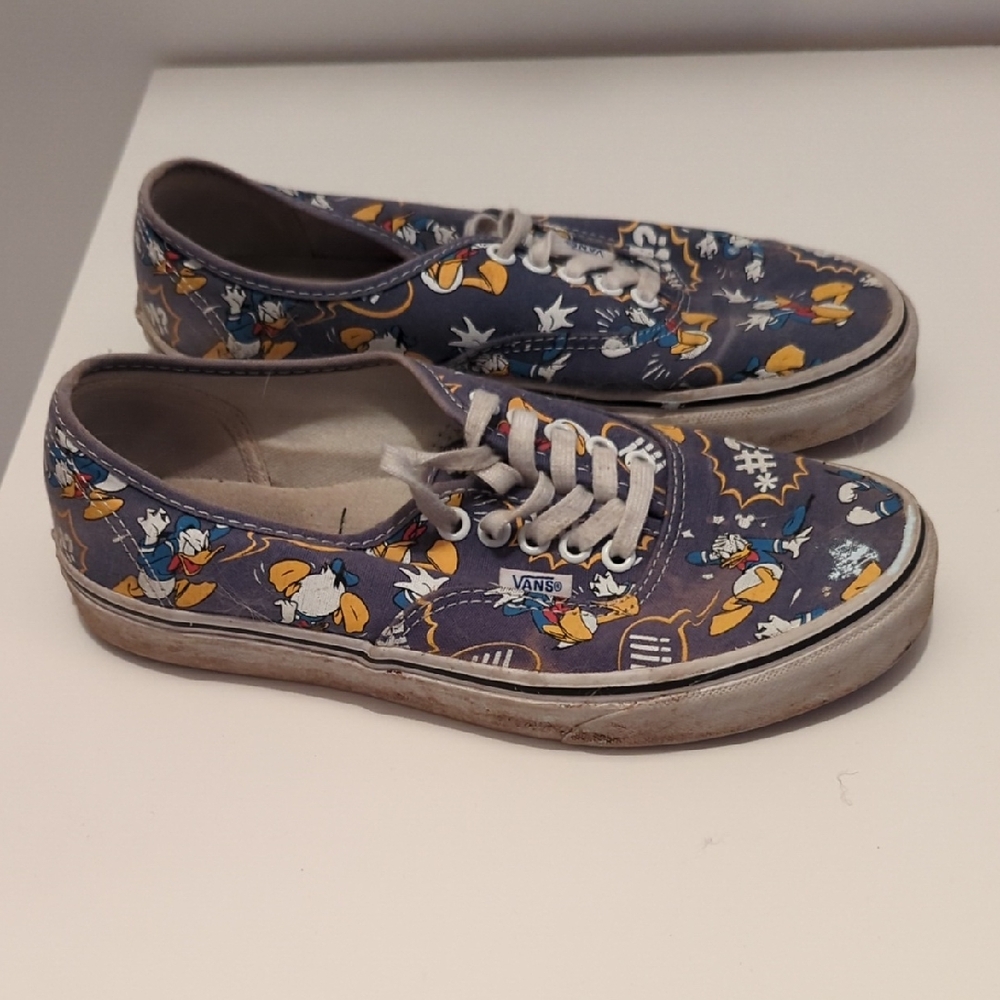 Vans Blue Cartoon Character Sneakers
